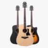 Kepma D1CE Semi - Acoustic Guitar with Bag, Cable and Pick