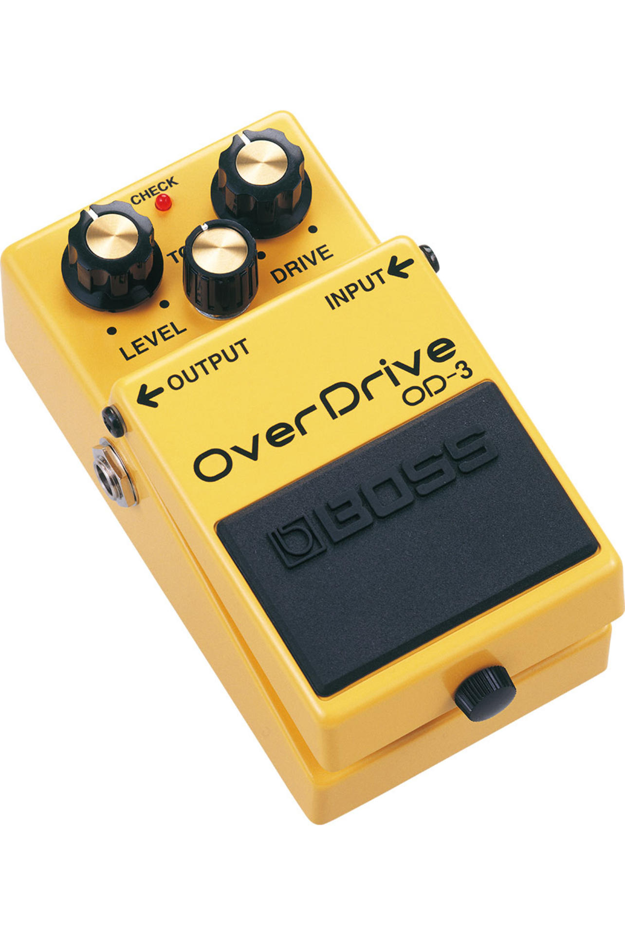 yellow overdrive pedal