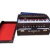Folding Harmonium Bina 17 With Free Cover - Dark Brown