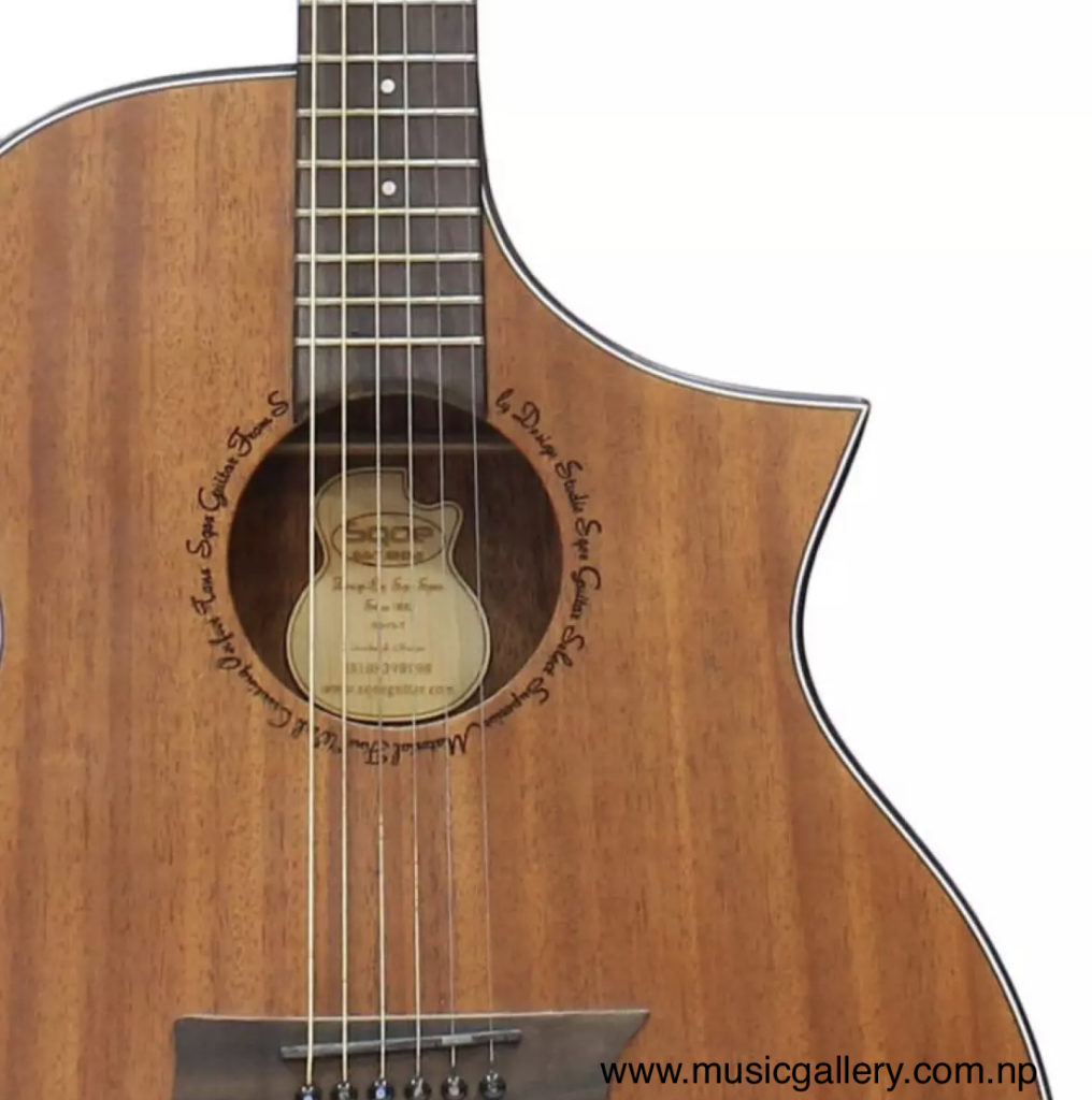 Brown Sqoe YXT Acoustic Guitar 40 inches Matte Finish â€“ Nepal Music Gallery