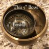 5 Gold Tibetan Meditation Yoga Singing Bowl - Image 4