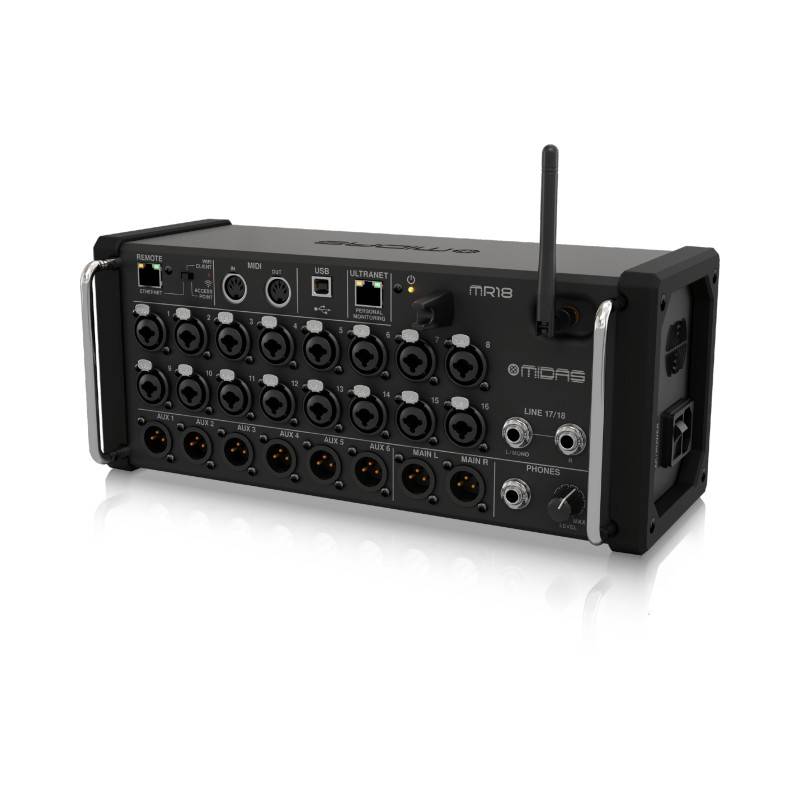 Midas MR 18 18-channel Tablet-controlled Digital Mixer
