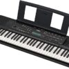Yamaha PSR-E283 61 Key Portable Keyboard for Beginners with Music Rest, Power Adapter