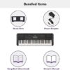 Yamaha PSR-E283 61 Key Portable Keyboard for Beginners with Music Rest, Power Adapter - Image 3