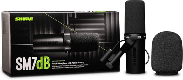 Shure SM7dB Dynamic Vocal Microphone