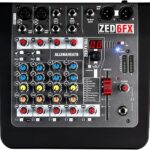 Allen & Heath ZED6FX, with guitar DI high impedance inputs (AH-ZED6FX)