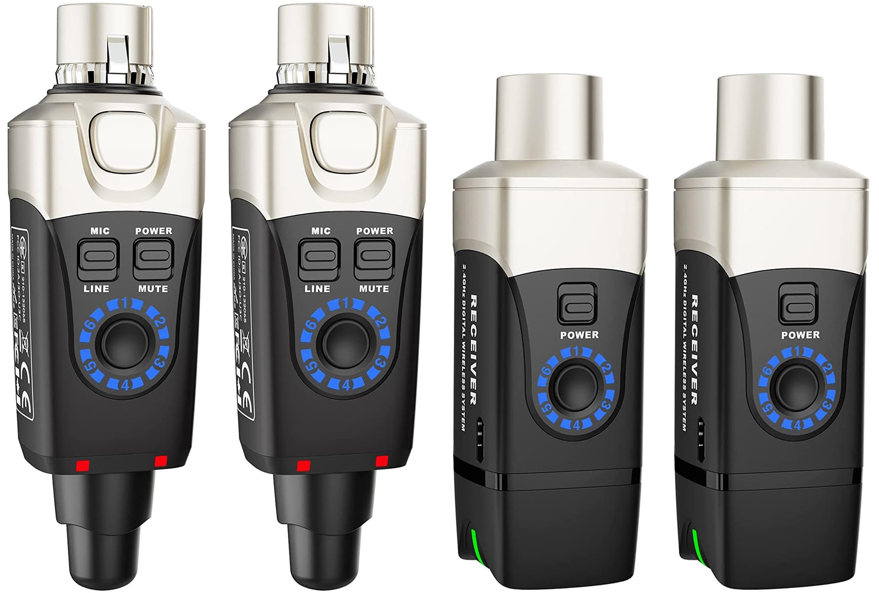 Xvive U3D Stereo XLR Plug-on Wireless System