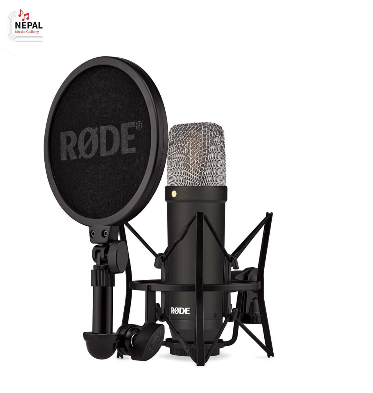 NT1 Signature Series Condenser Microphone with SM6 Shockmount and Pop Filter – Black