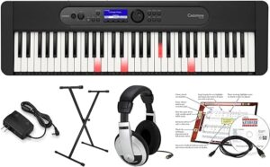 Casio Casiotone LK-S450 – 61-Key Touch-Responsive Portable Keyboard with Key Lighting System