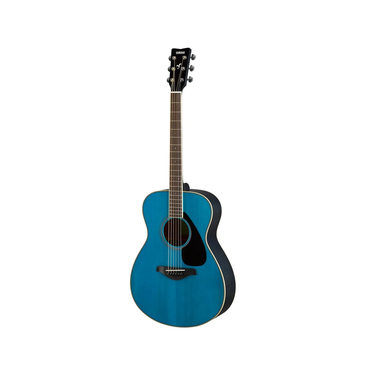 YAMAHA FS820 TURQUOISE SMALL BODY SOLID-TOP ACOUSTIC GUITAR